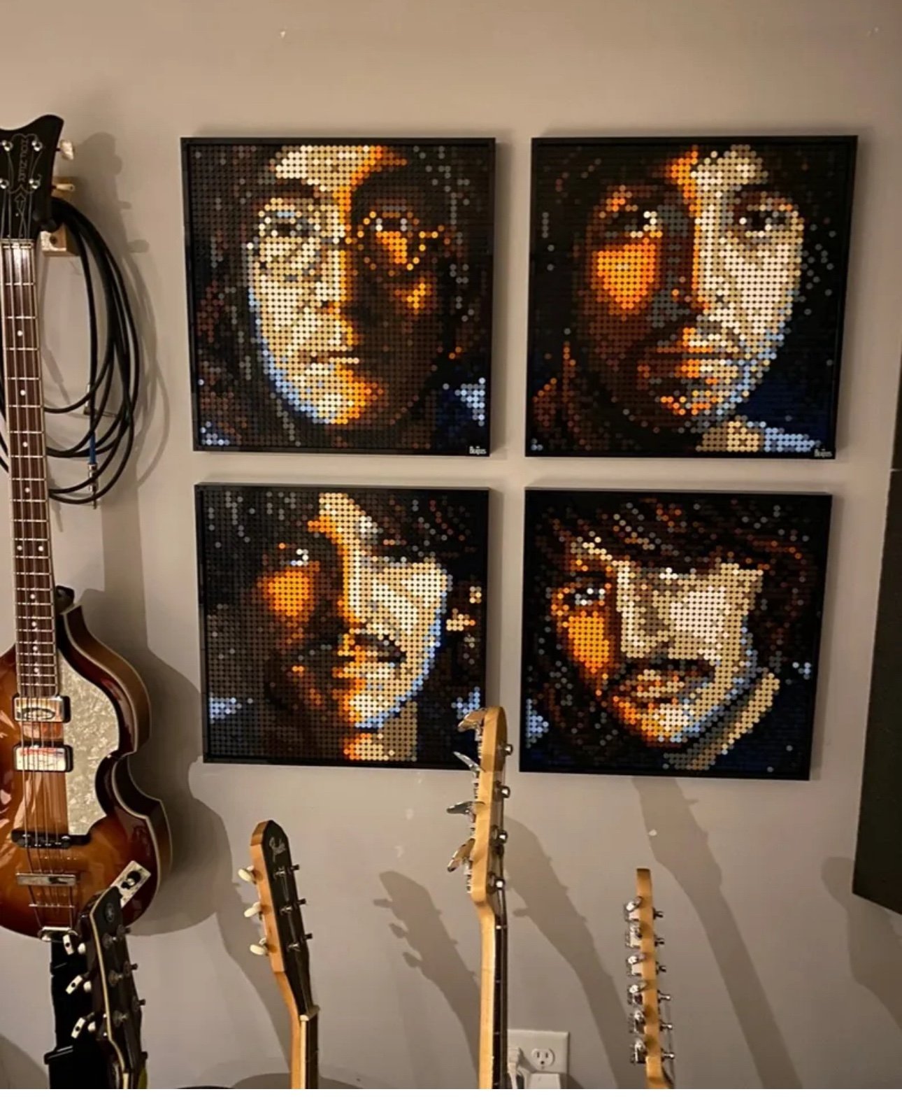 LEGO Art: The Beatles (31198) Complete Set, Used, Preassembled.
