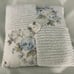 Petite Shabby Chic blue wildflower custom 9” pillow chenille