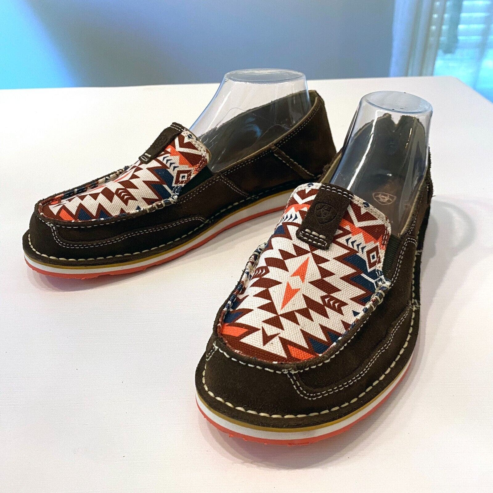 Ariat Women's Cruiser Aztec Slip-On Leather Shoes US Size 11 B Style 100029746