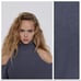 NWT Zara Gray High Collar Sweater Size S