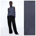 NWT Zara Gray High Collar Sweater Size S