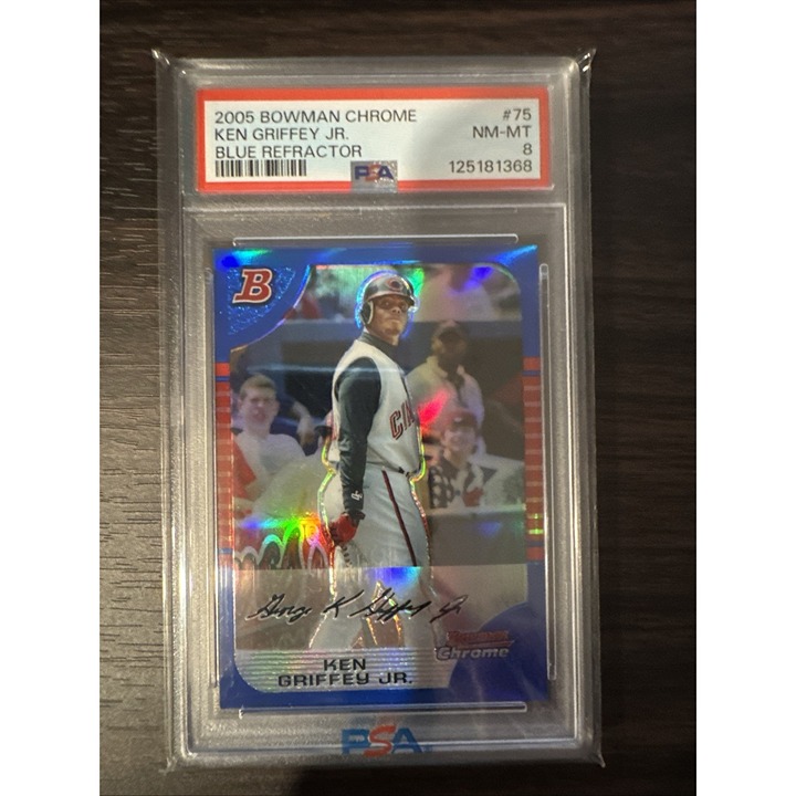 2005 Bowman Chrome - Ken Griffey Jr #75 Blue Refractor /150