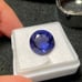 Natural Blue Tanzanite Round Cut 9.7 Carat Gemstone Heat Treated