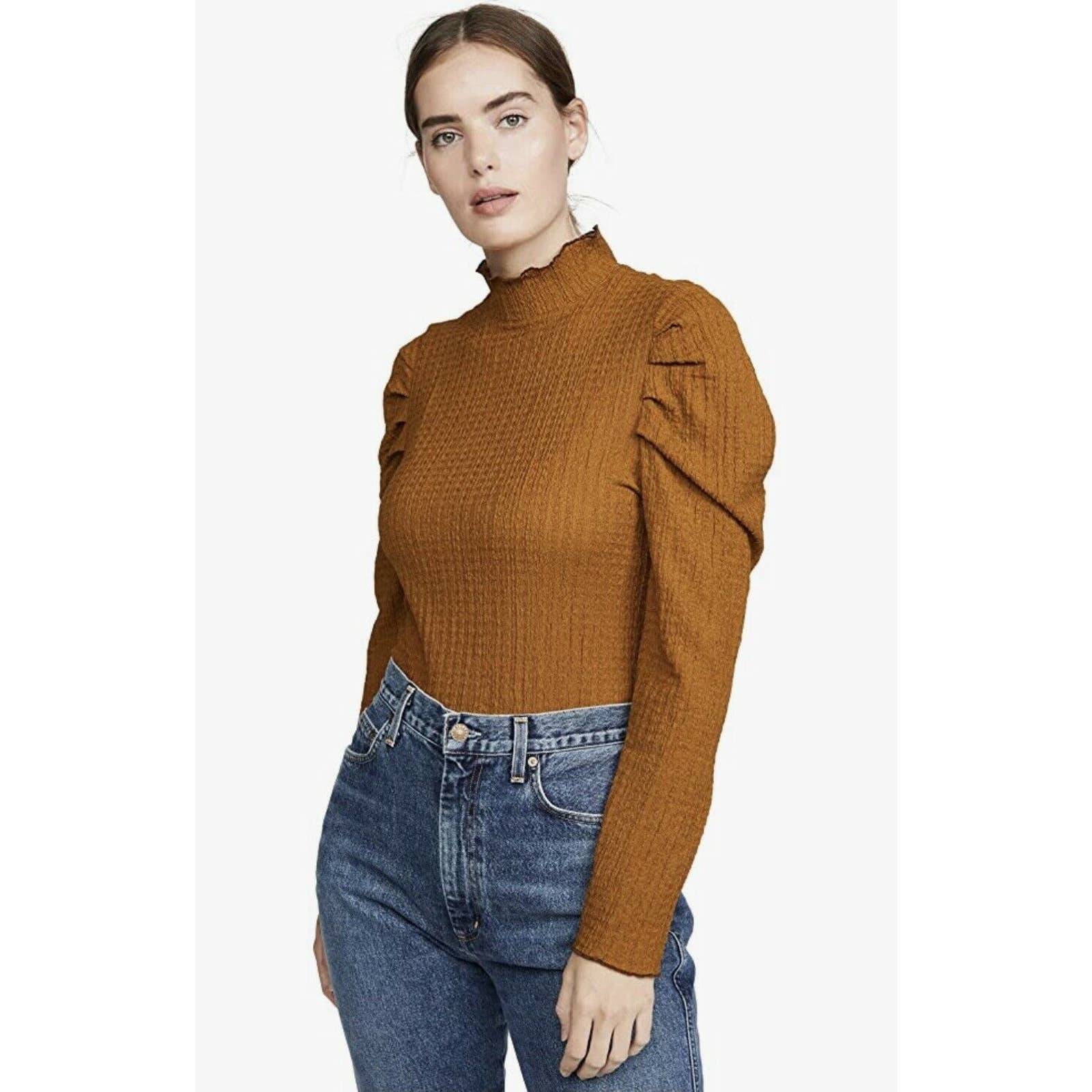 NWT Free People Acorn Ela Turtleneck