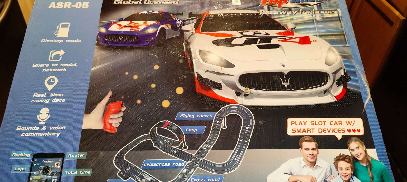 Slot Car Top Raceway from home track