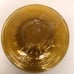 11 Vtg amber glass plates 6 x 8” salad & 5 x 6” dessert Indiana depression