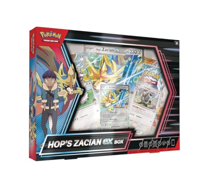 Pokemon Hop’s Zacian EX Box
