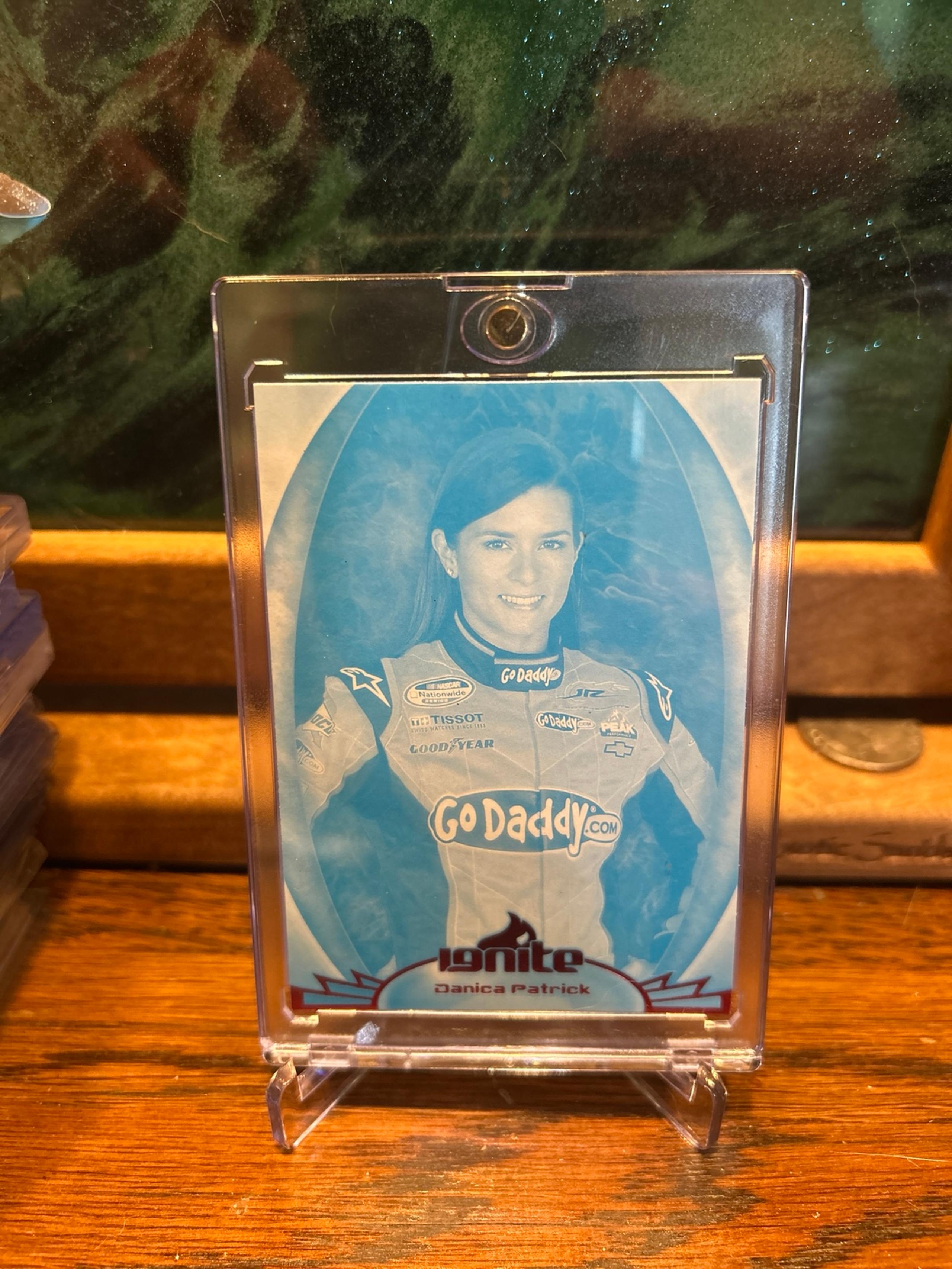 2012 Press Pass Ignite Color Proof Cyan Danica Patrick #45