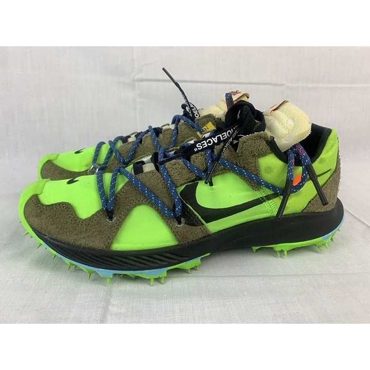 OFF WHITE x Nike Zoom Terra Kiger 5 Electric Green Men 11.5 Virgil Abloh Trainer