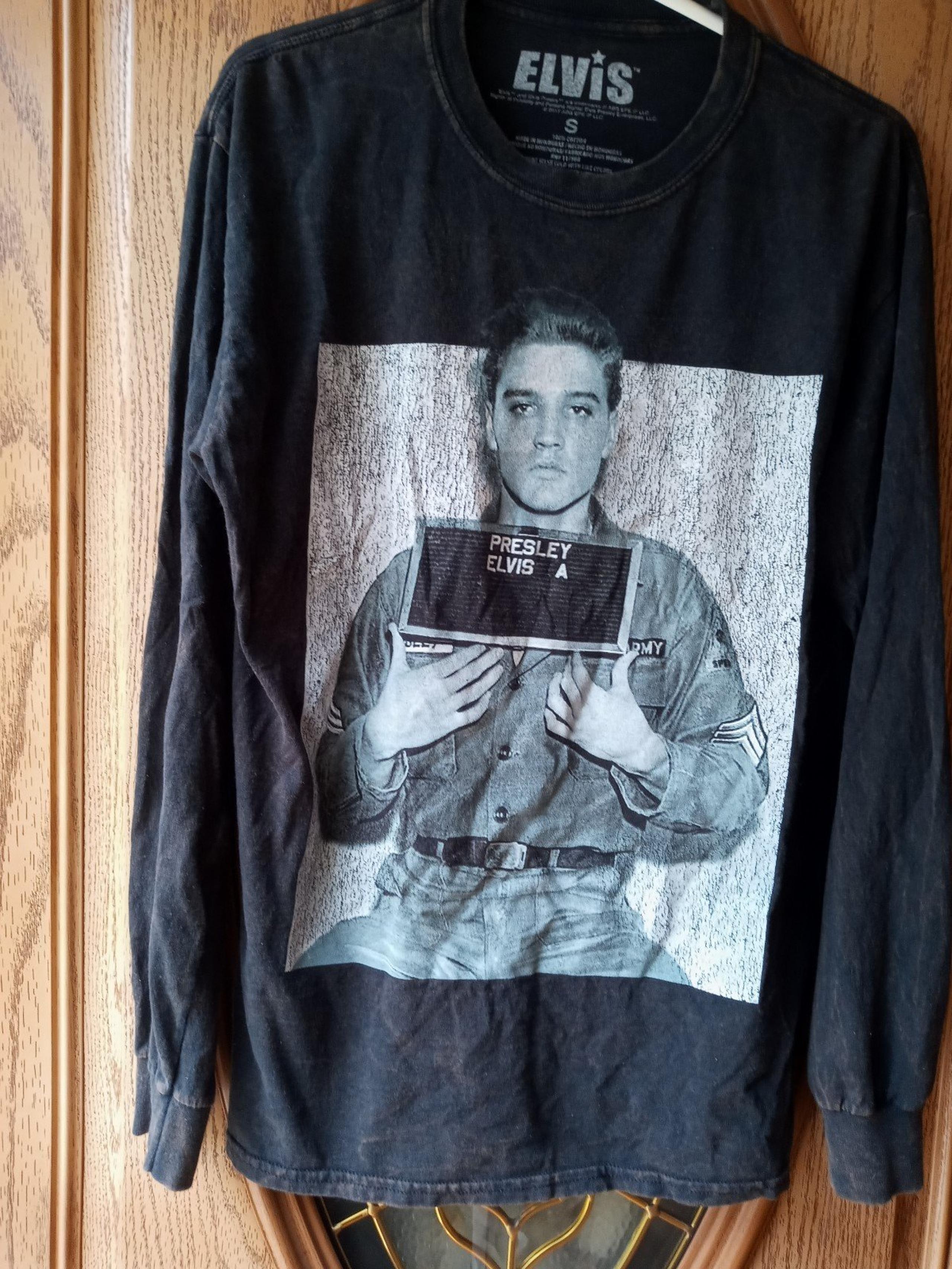Elvis Presley Army Recruitment Long Sleeve Tee Shirt