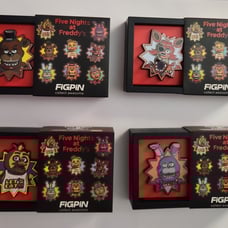 FNaF Series 2 FiGPiN Lot of 4 Freddy/Foxy/Chica/Bonnie
