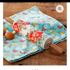 Pioneer Woman vintage floral rolling pin