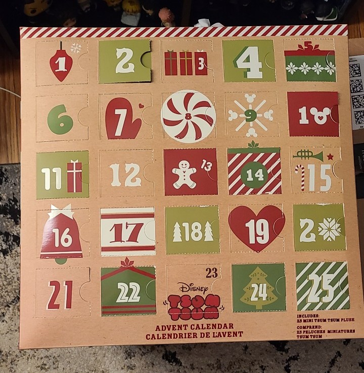 Disney Tsum Tsum Plush Advent Calendar 2016