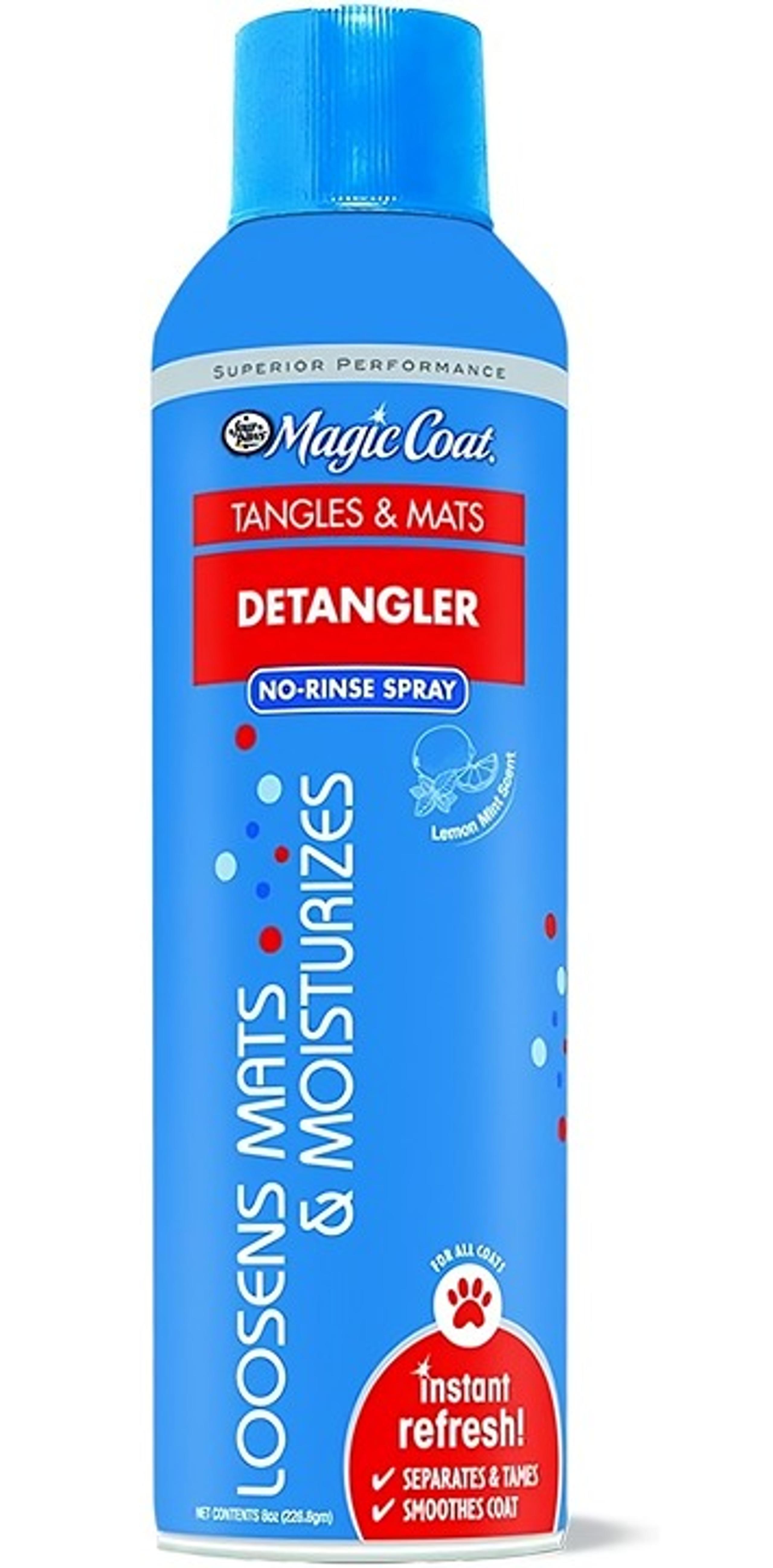Four Paws Magic Coat Tangles & Mats Dog Hair Detangler 8oz | No-Rinse Spray