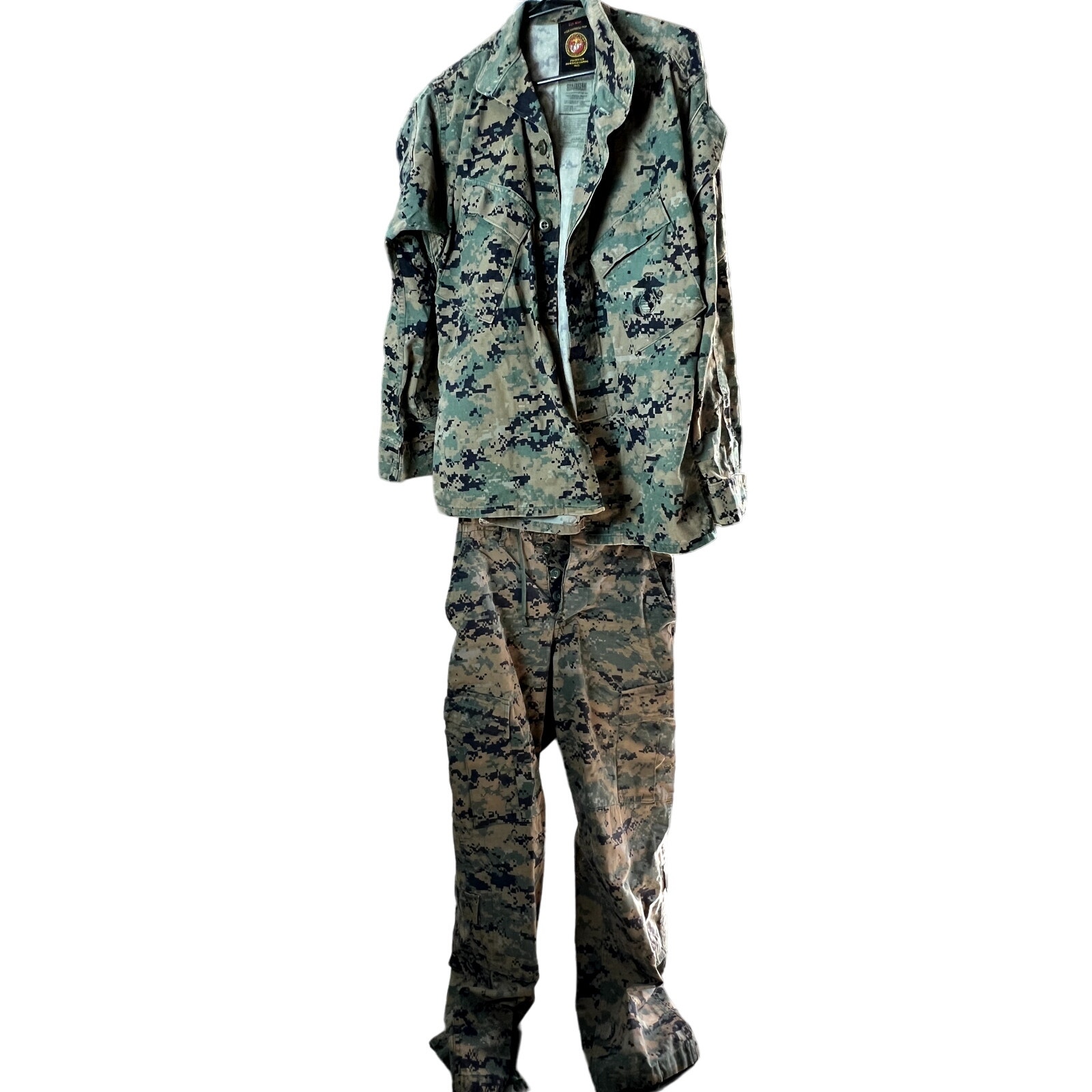 MARPAT and Propper Int Military Marine Corp Set Pants and Shirt - Issued Set