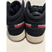 Nike Air Jordan 1 Mid SE GS Newsprint Black Red Kids 6 Y BQ6931-061