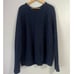 Fisherman Sweater Navy Crewneck Abercrombie & Fitch Men's size XXL