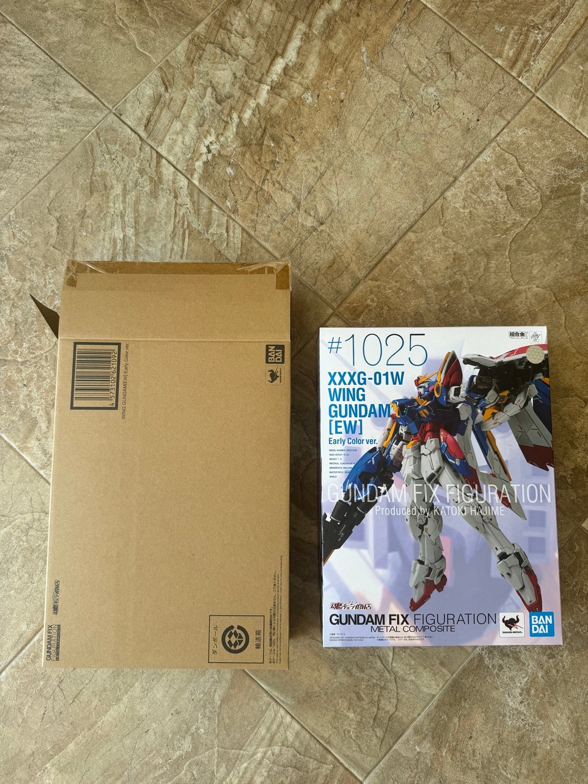 #1025 XXXG-01W Wing Gundam EW Early Color Gundam Fix Figuration Metal Composite