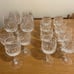 Crystal wine glasses