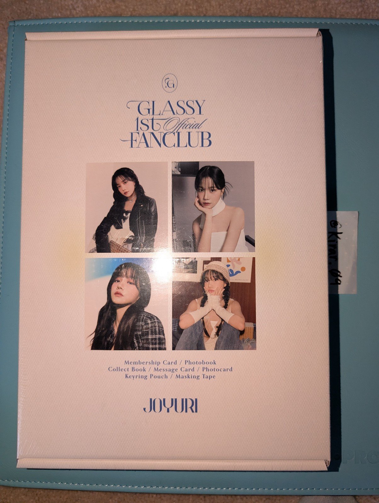 Jo Yuri glassy 1st official fanclub fan kit izone