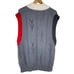 YanYan Knits NWOT Frosty Oversize 100% Merino Wool Vest Knot Detail Size M