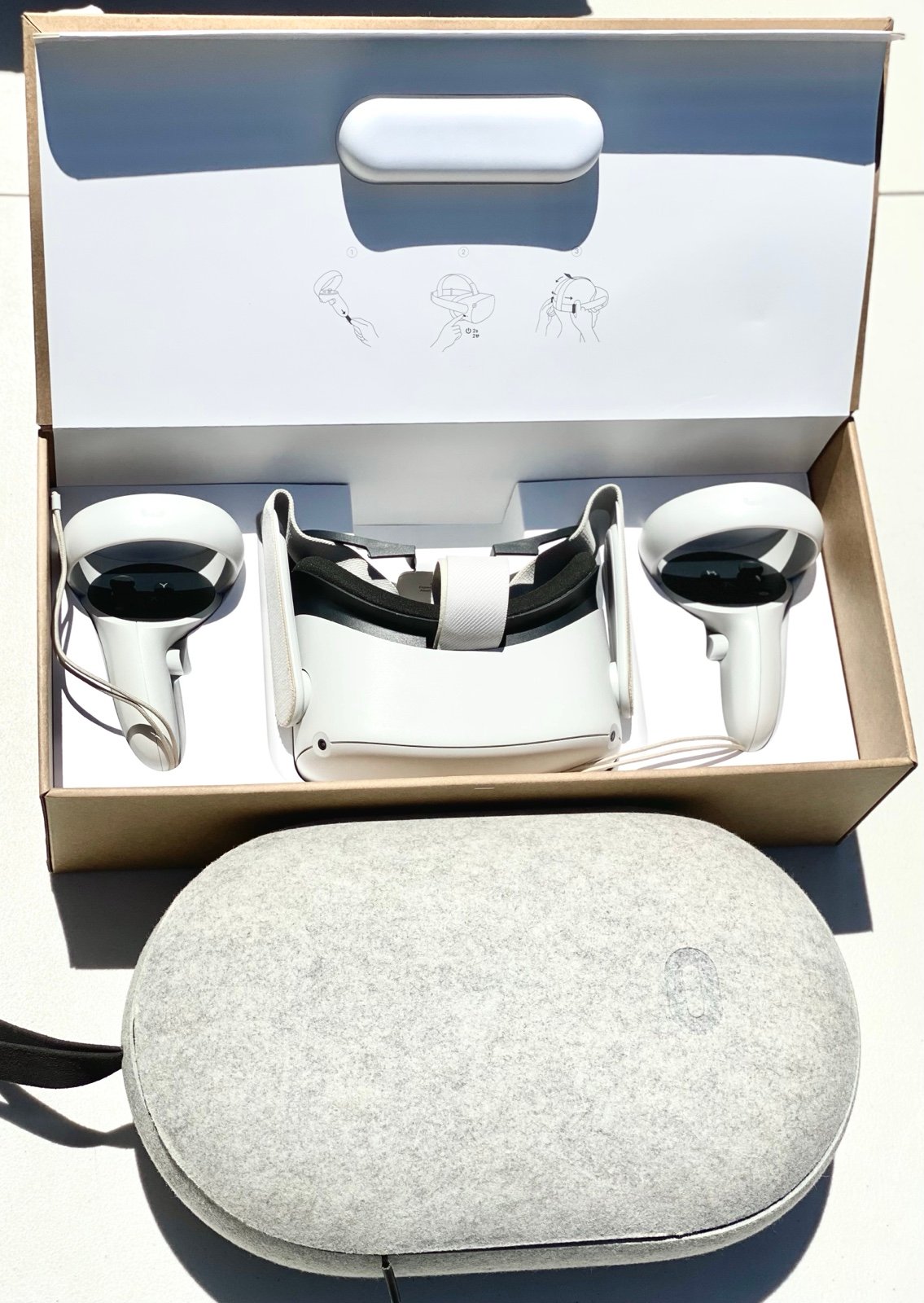 Meta OCU LUS Quest 2 256GB Advanced All-in-one VR Headset with Controllers