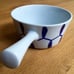 Vintage mid century porcelain serving pot saucepan
