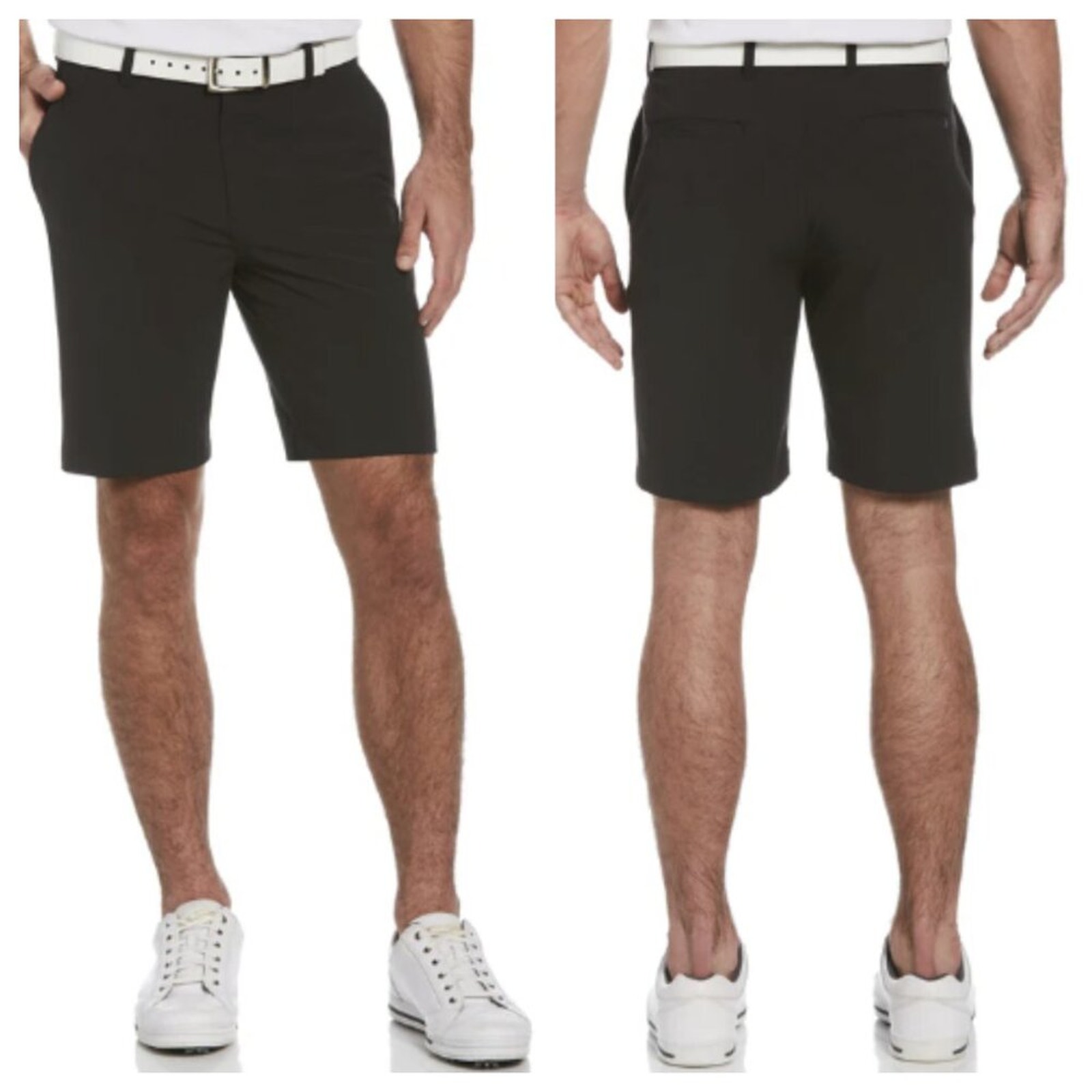 NWT PGA Tour Men's Flat Front Golf Short Caviar Size 44