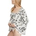 Free People Ivory White Tea One On One Date Bodysuit Boho Bell Sleeves NWT Sz XS