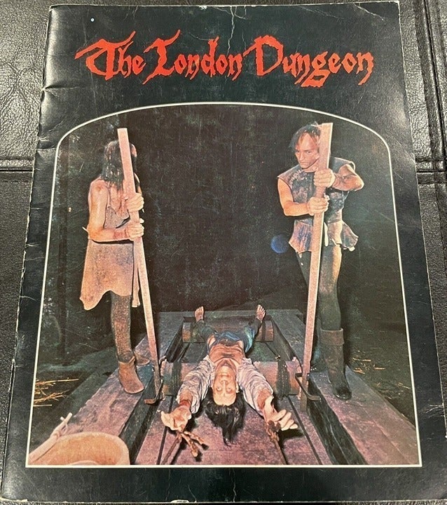 The London Dungeon Souvenir Guide Vintage Early 1980s Rare