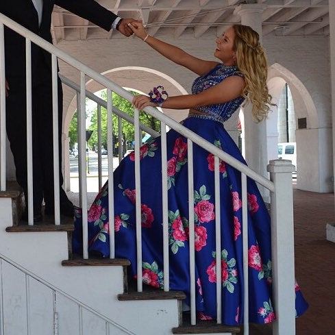 Floral Prom Dress