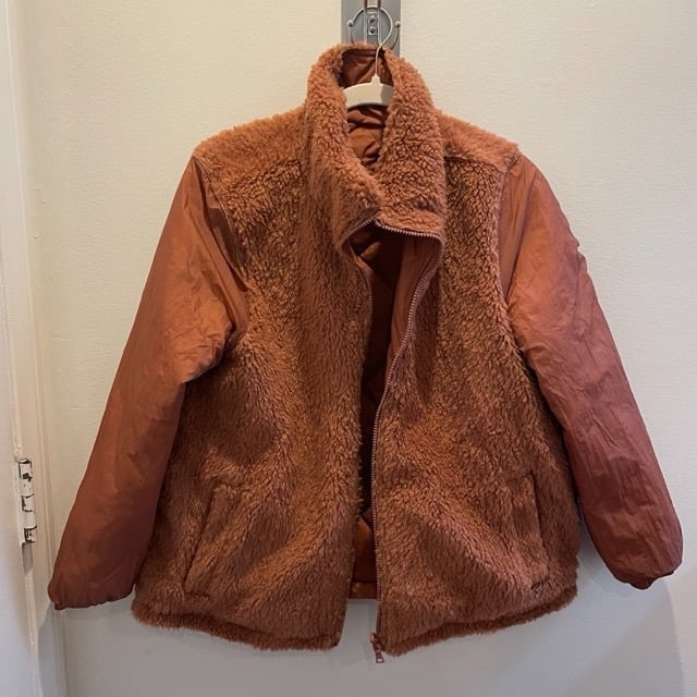 Madewell reversible sherpa puffer
