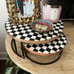 Mackenzie Child’s Courtley Check Tiered Wood Tray Dupe