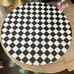 Mackenzie Child’s Courtley Check Tiered Wood Tray Dupe