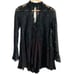 Free People Like New Tell Tale Lace Tunic Black Sexy Festival Coachella Size M