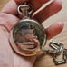 RARE Bradley 1976 Vintage Mickey Mouse Bicentennial Pocket Watch w/ Case