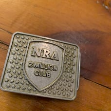 Vintage NRA Belt Buckle - Vtg Buckle