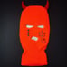 Cry Evil Devil Orange Ski Mask Balaclava