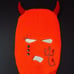 Cry Evil Devil Orange Ski Mask Balaclava