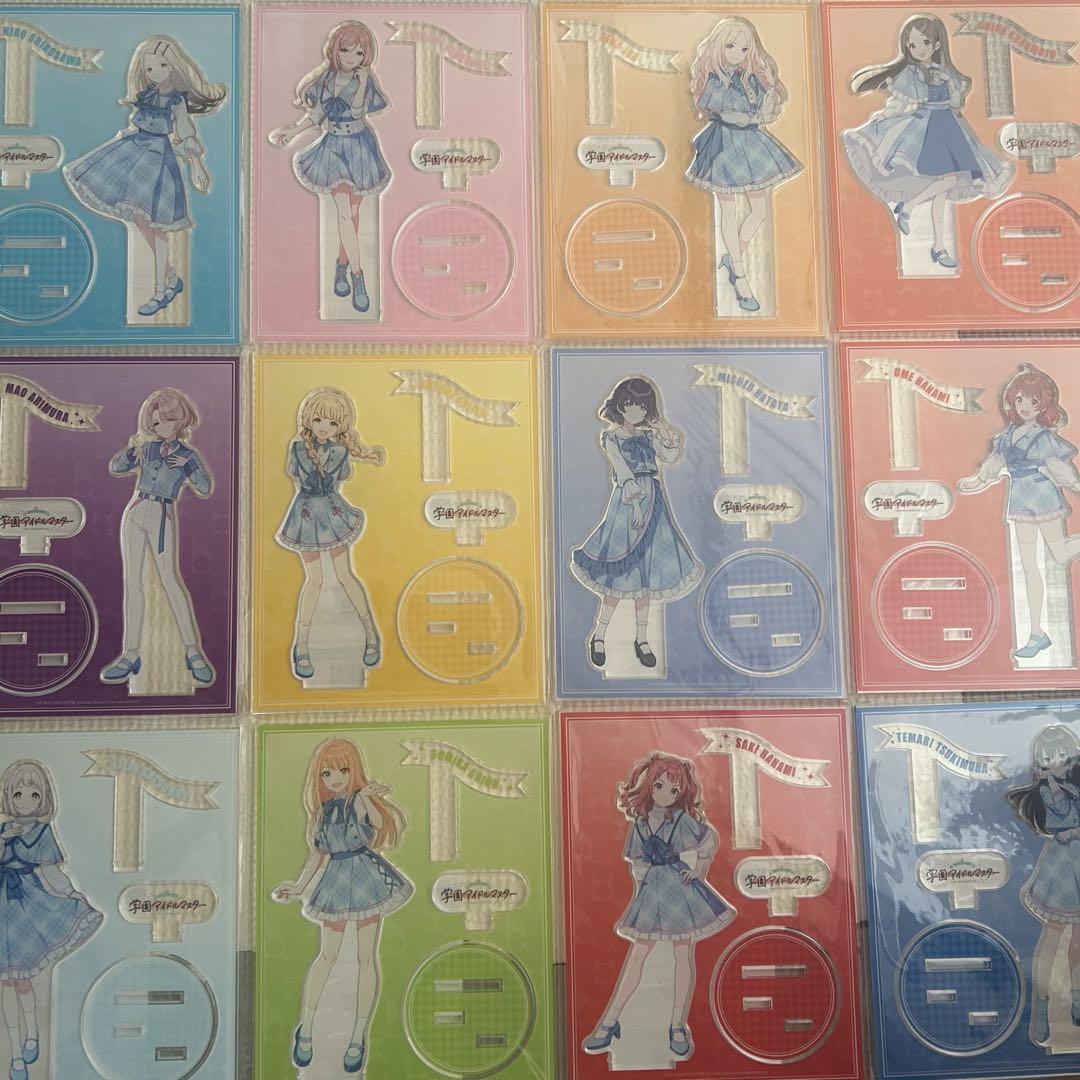 School Idolmaster famくじ Acrylic Stand Set