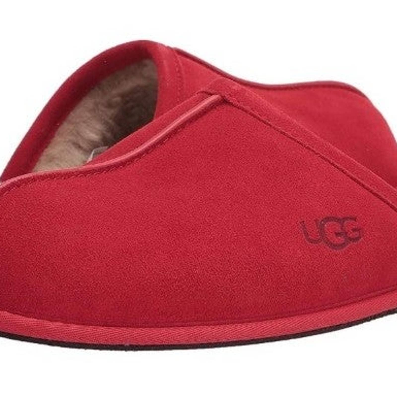 Ugg mens slip on slipper shoe red size 10
