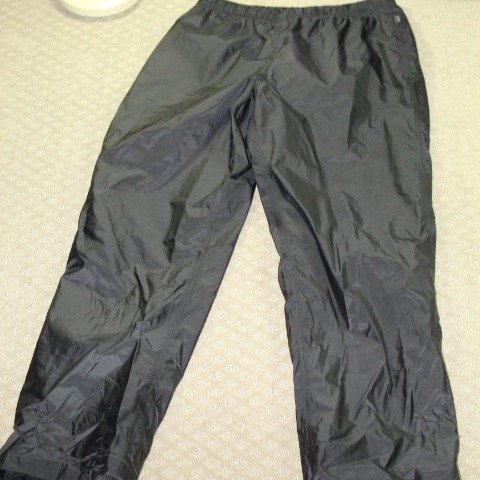 Guide Series Weatherproof Nylon Men's Medium Black Rain Pants