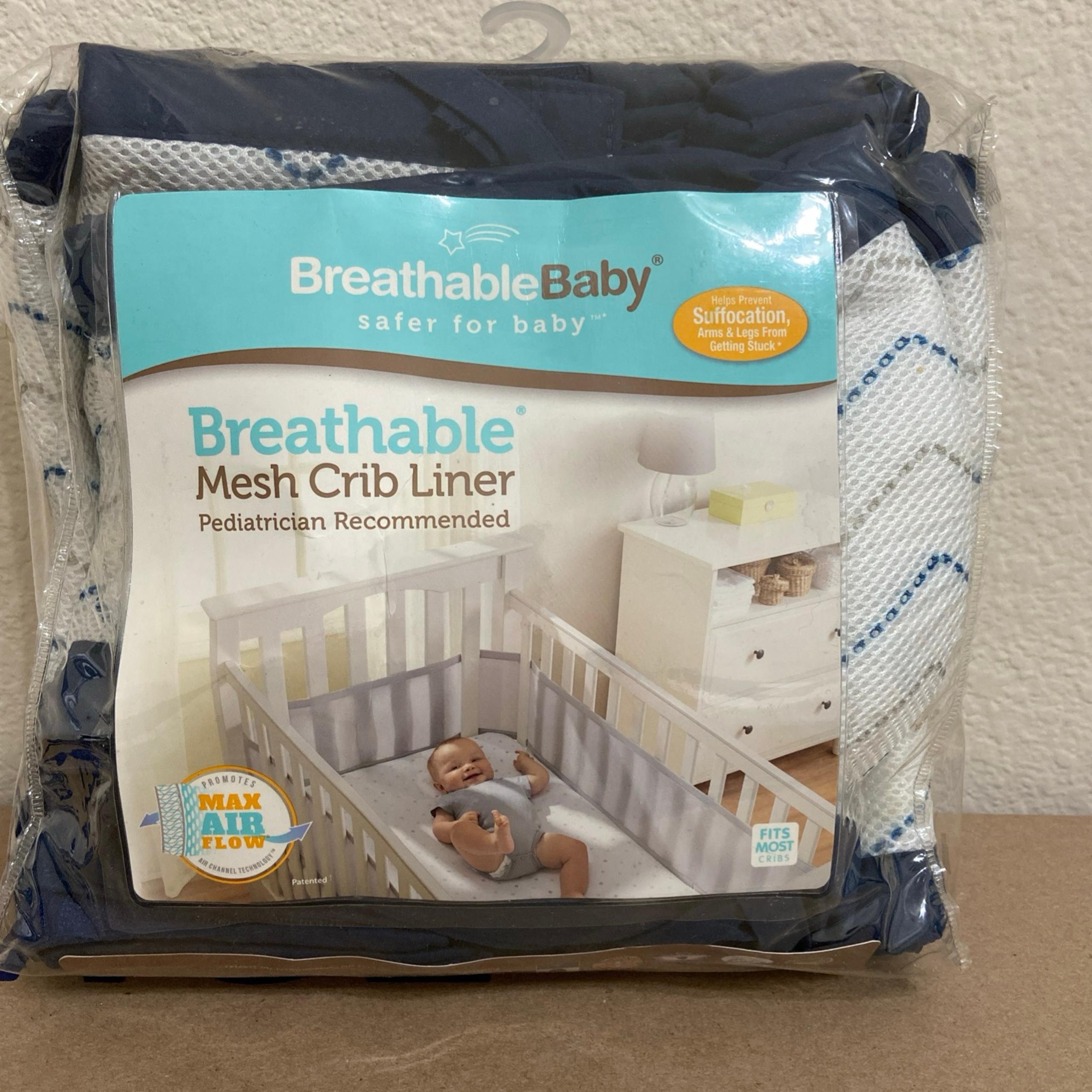 Breathable Baby Mesh Crib Liner 10123 Max Air Flow 11 x 111 Short 11 x 82in