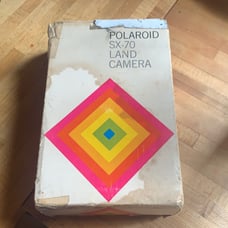 Polaroid SX-70 Leather Land Camera