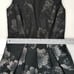 Carmen Marc Valvo Mesh Insert Brocade Cocktail Women's Dress Sz 4 NWT 680 D1