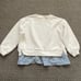 Zara Floral Ribbed Leggings/ Sweatshirt Set