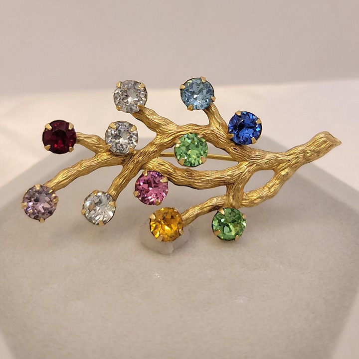 Van Delle 1/20 12k Gold Filled Tree of Life Brooch