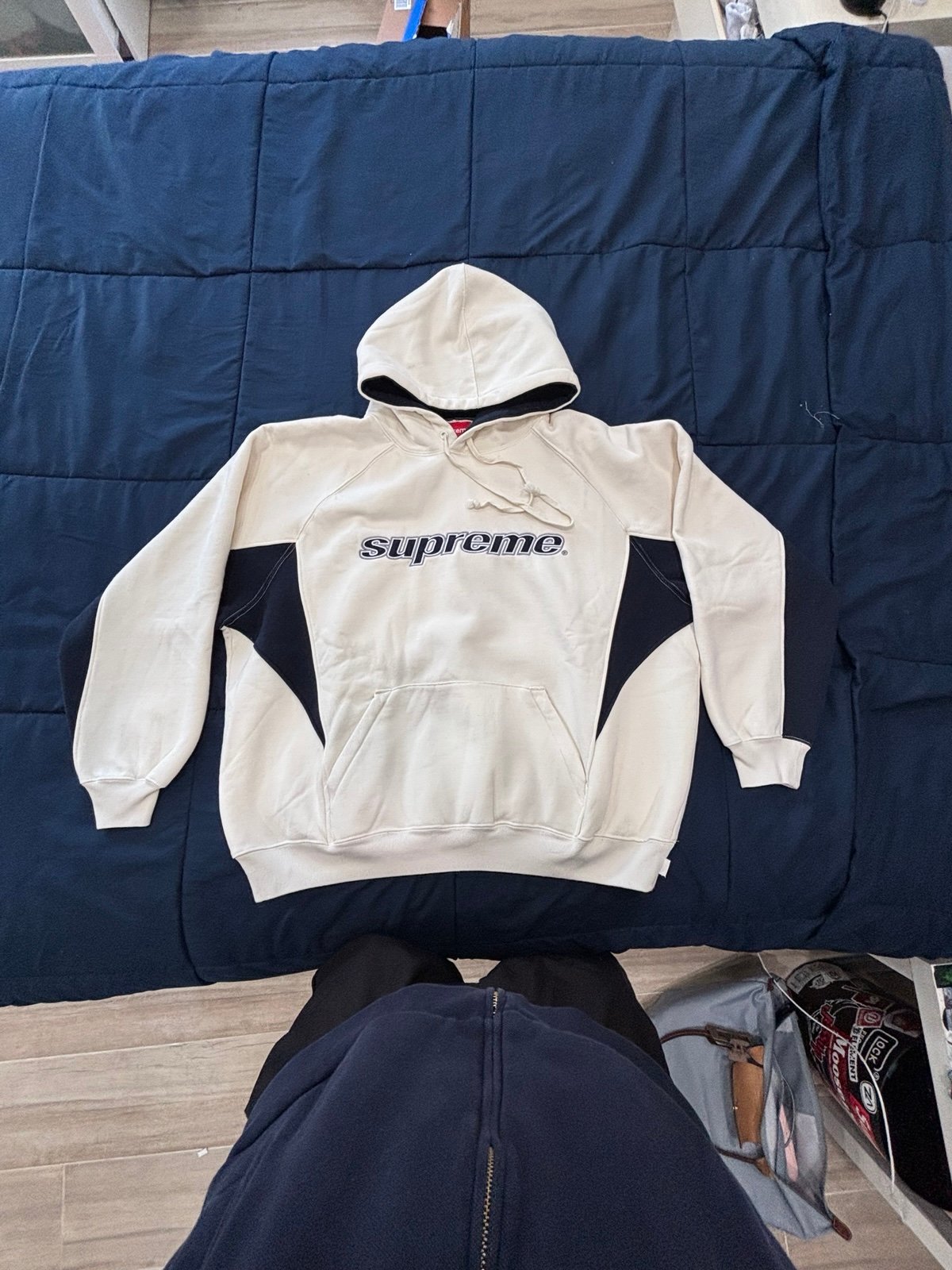 Large supreme multicolor hoodie