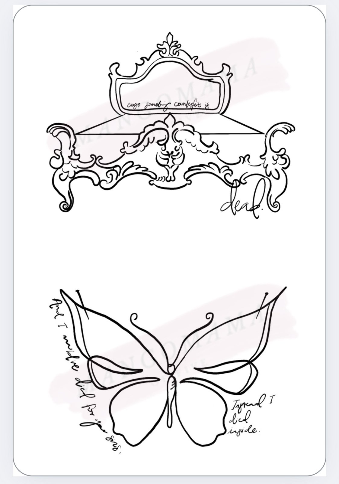 Reserved Tortured Poets Department Stickers | TTPD | Swiftie | Line Art