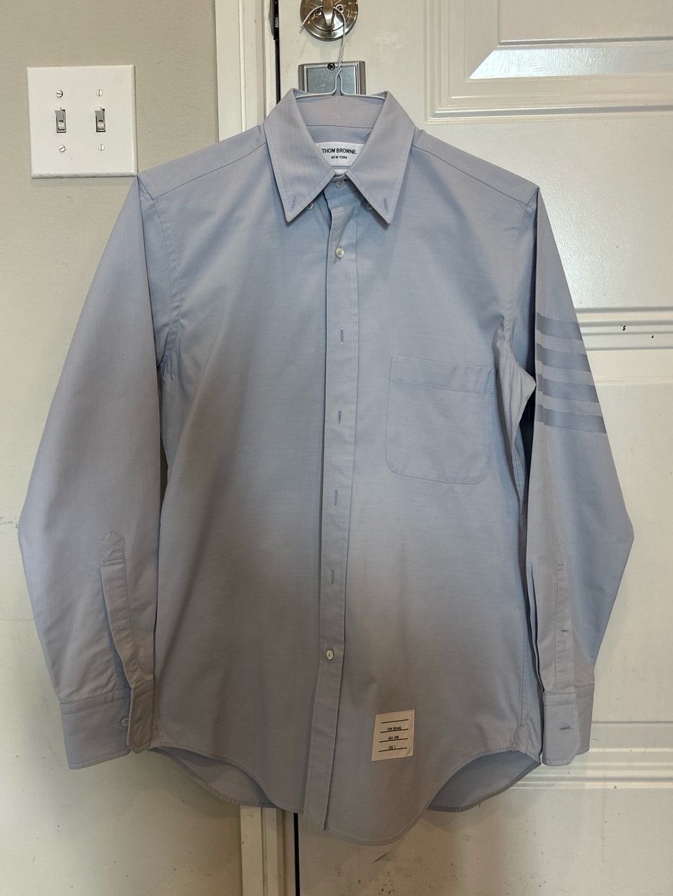 Thom Browne Button Up Blue Shirt